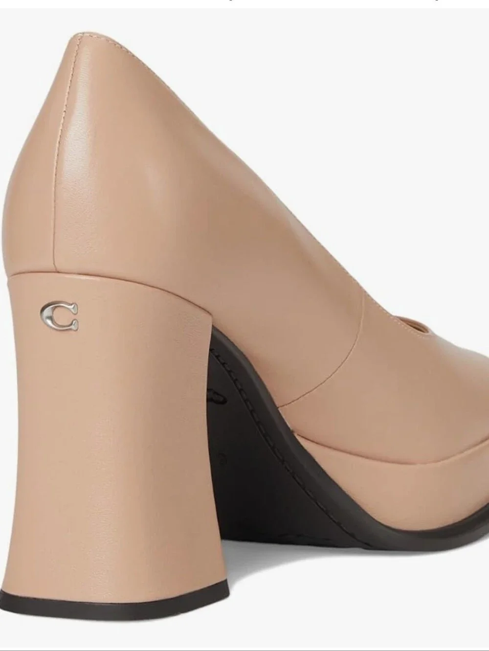 Coach C leather pumps NIB SIZE 7.5